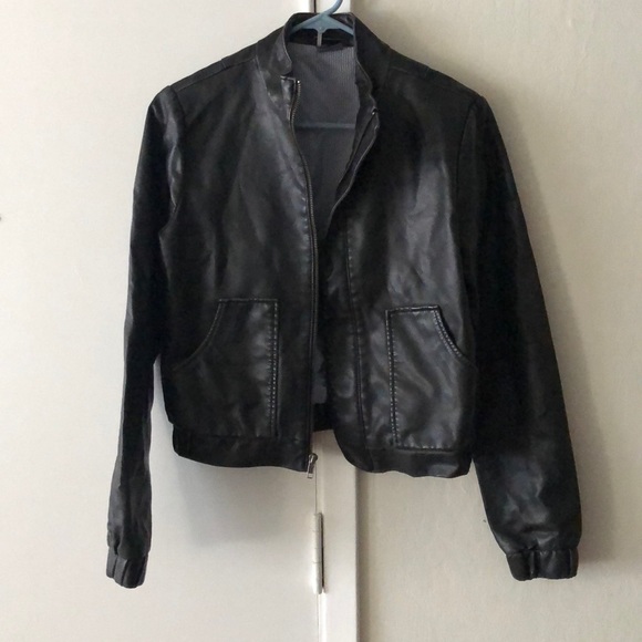 Sparkle & Fade Jackets & Blazers - UO Faux Leather Jacket